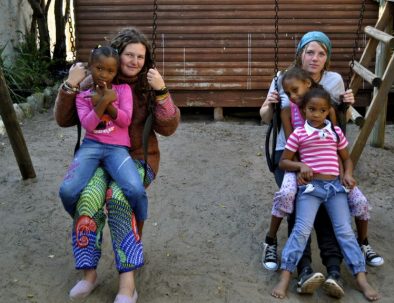 Barnhem utanför Kapstaden i Sydafrika