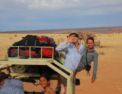 Ökenelefanter i Damaraland