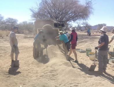 Ökenelefanter i Damaraland