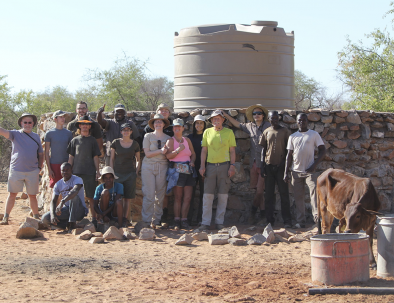 Ökenelefanter i Damaraland