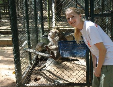 Räddningscenter vilda djur i underbara Thailand