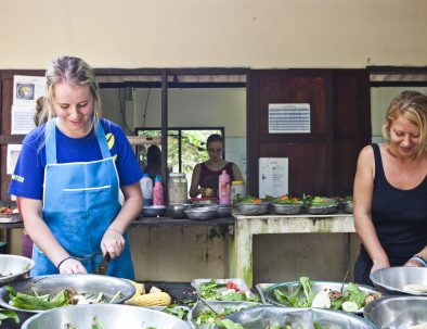 Räddningscenter vilda djur i underbara Thailand