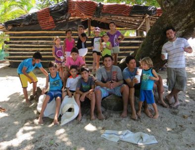 Havssköldpaddor i vackra Costa Rica