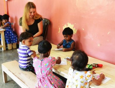 Undervisning och omsorg i Colombo på vackra Sri Lanka