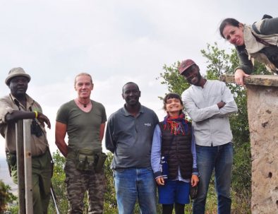 Naturreservat med noshörningar i östra Afrika