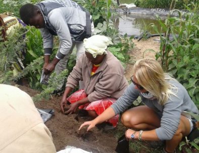 Naturreservat med noshörningar i östra Afrika