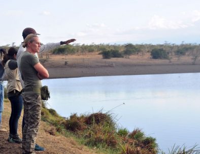 Naturreservat med noshörningar i östra Afrika