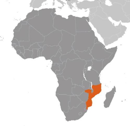 Moçambique karta