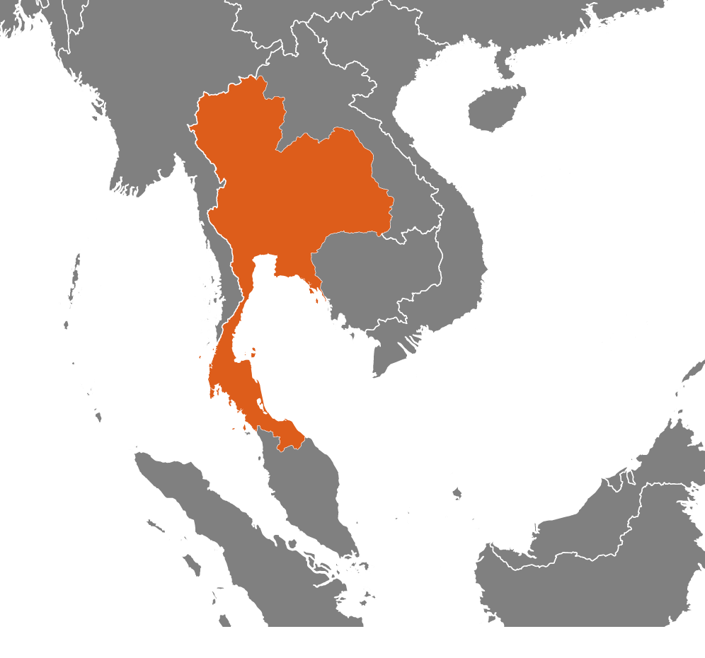 Thailand på kartan