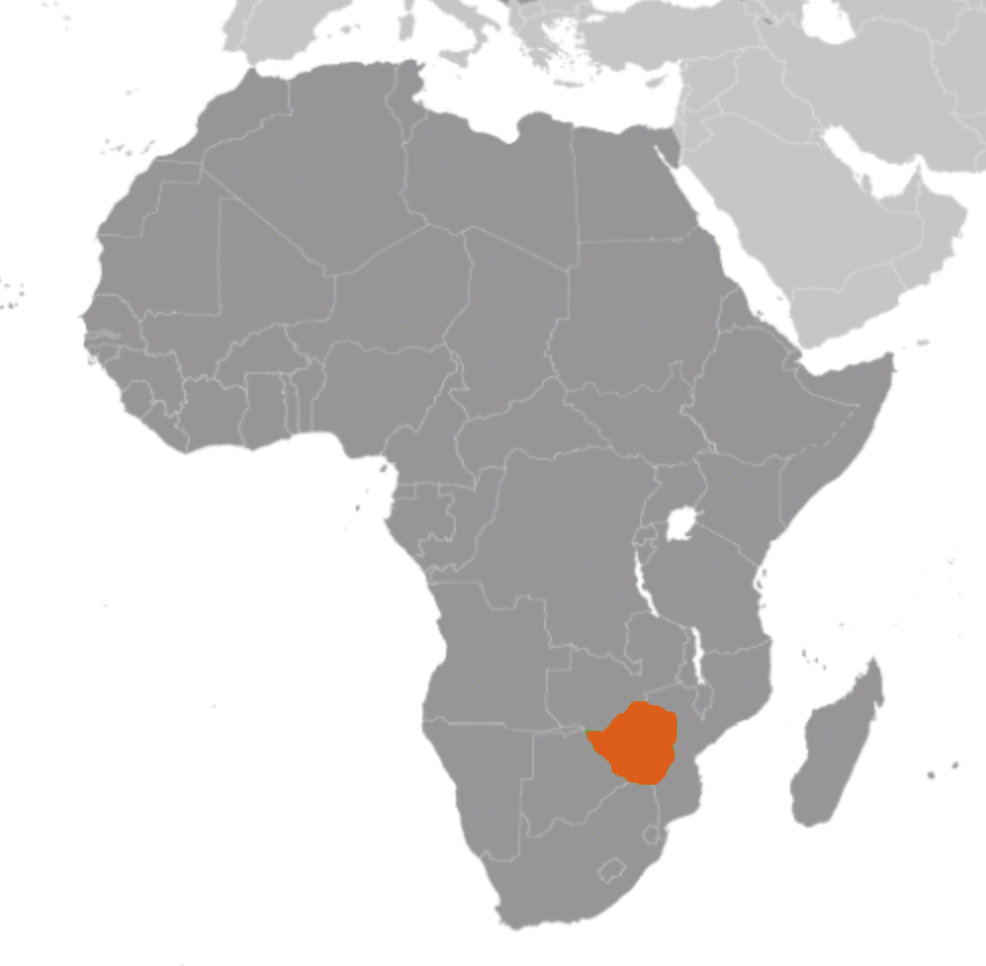 Zimbabwe karta